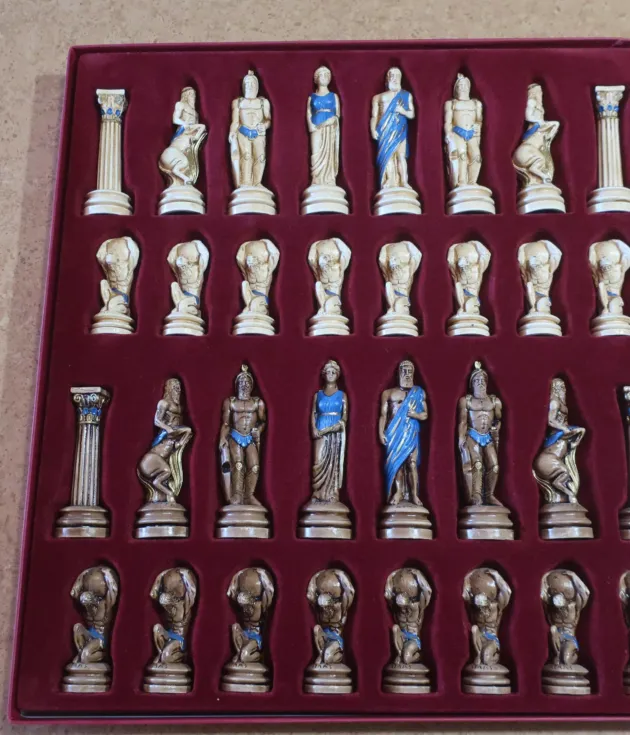 Ceramiczny komplet bierek od greckiej firmy Marinakis